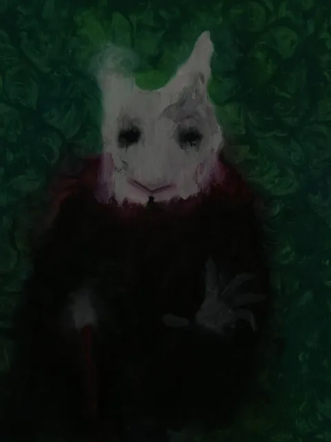 緑の部屋のウサギ