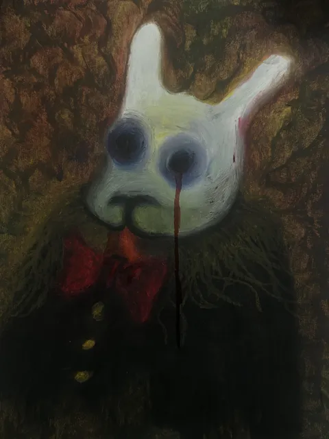 蝶ネクタイのウサギ